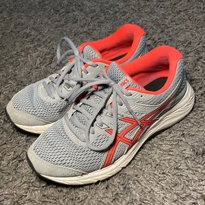 ASICS W6.5 Gray and Pink - Used couple times.